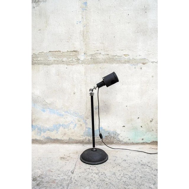 Industrial Style Telescopic Floor Lamp, Italy, 1950s For Sale - Image 10 of 10