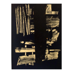 Pierre Soulages Original Lithograph 1959 for XXe Siecle