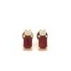 1.24 cts Natural ruby and 0.21 diamond earrings in 14k gold For Sale In New York - Image 6 of 18