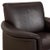 Zento Armchair in Dark Brown Leather from Cor For Sale - Image 4 of 13