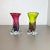 Vintage German Vase in Hand Blown Crystal Glass from Joska, 1970s, Set of 2 For Sale - Image 4 of 18