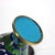 Metal Antique Chinese Cloisonne Enameled Floral Vase With Peony & Wood Base C1930 For Sale - Image 7 of 8