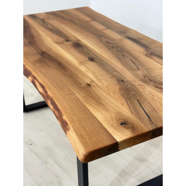Vintage Dining Table in Walnut For Sale - Image 12 of 15
