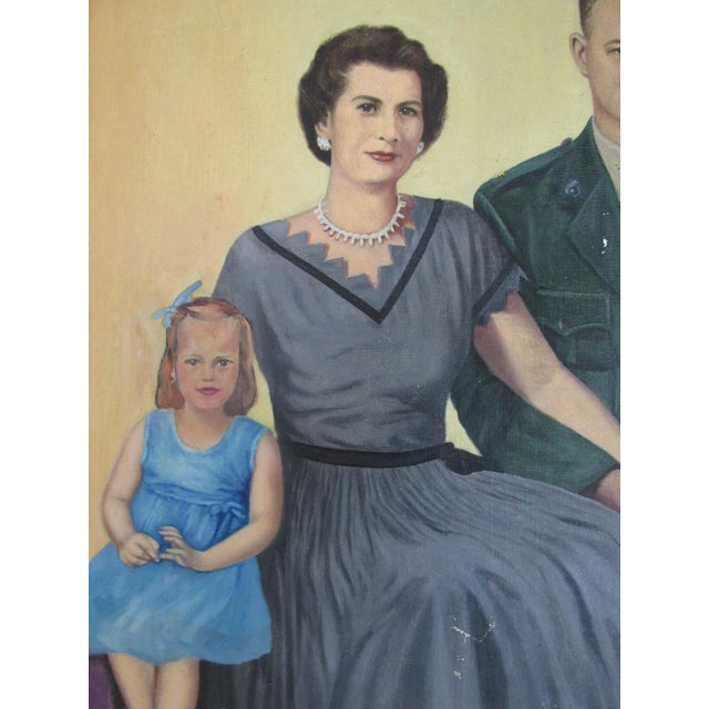 Mid Century American Ancestor Painting by S. Shimazu, 1955 For Sale - Image 4 of 14