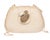 Contemporary Tamu Bean Clutch in Cream For Sale - Image 3 of 7