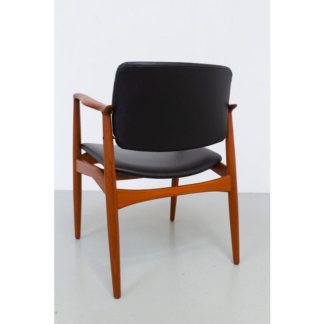 Danish Teak Captains Chair by Erik Buch for Ørum, 1960s For Sale - Image 13 of 18