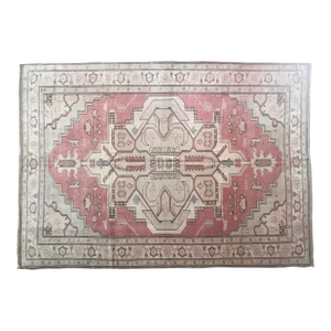 1980s Medallion Design Vintage Turkish Rug Carpet-10' 6'' X 7' 11''