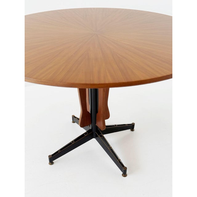 Round Table by Carlo Ratti, 1960s For Sale - Image 4 of 5