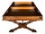 Vintage Campaign Style Mahogany Coffee Table With Removable Leather-Lined Trays & Brass Accents, Circa 1980 For Sale