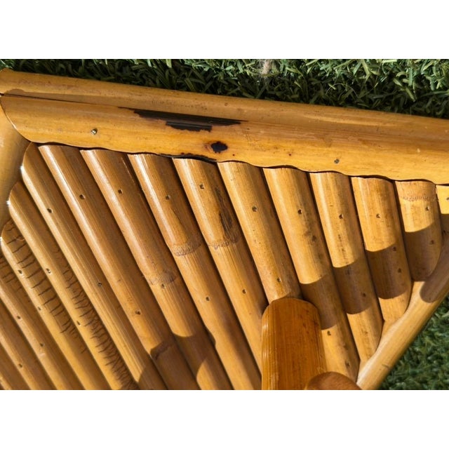 Wall-Mounted Coat Rack in Bamboo by Vivai del Sud, Italy, 1970s For Sale - Image 4 of 6