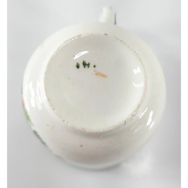 19th Century English Staffordshire Ironstone Aesthetic Cup and Saucer by John Maddock & Sons For Sale - Image 9 of 10