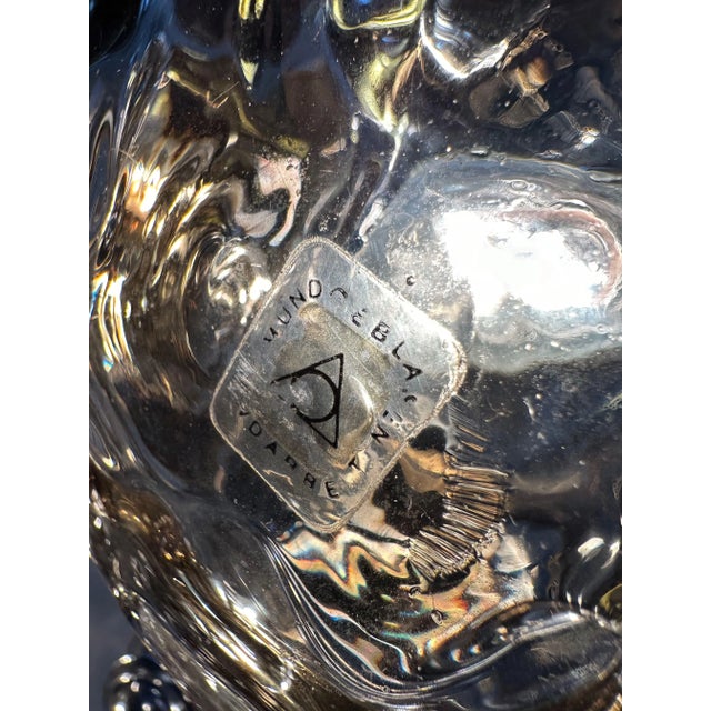 Glass Vintage Cascade Pendant Lamp, 1970s For Sale - Image 7 of 15