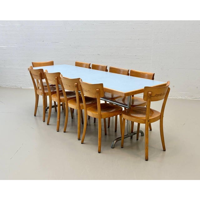 1950s Vintage Table by Horgen Glarus for the Swiss Barracks, 1950s For Sale - Image 5 of 11