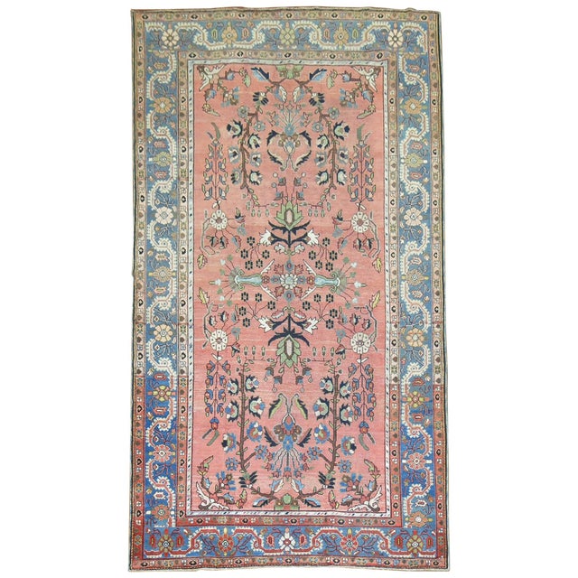 Stunning Floral Motif Persian Malayer Carpet, 20th Century For Sale - Image 15 of 18