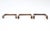 Vintage curved drawer or cabinet pulls made of brass with a patina finish. The mounting hardware is not included. Good...