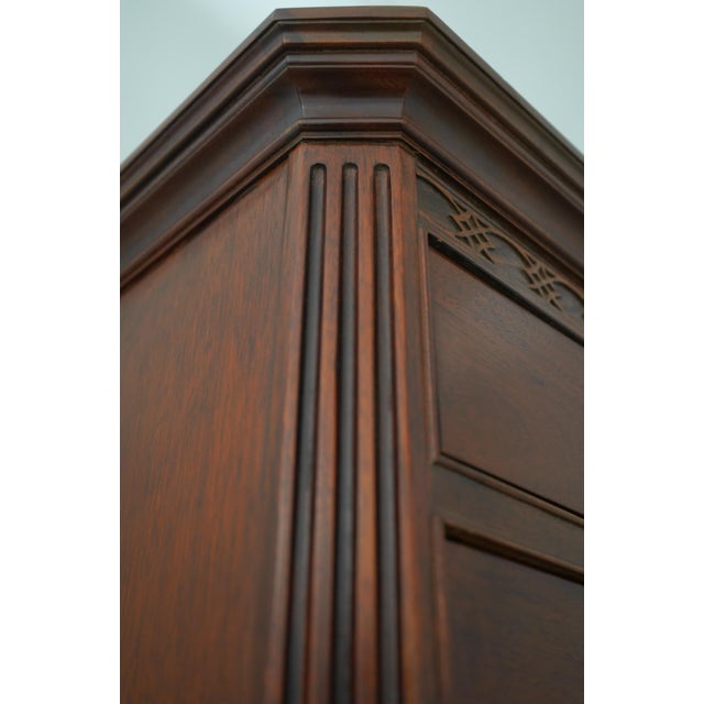 Baker Chippendale Mahogany High Chest of Drawers For Sale - Image 9 of 16