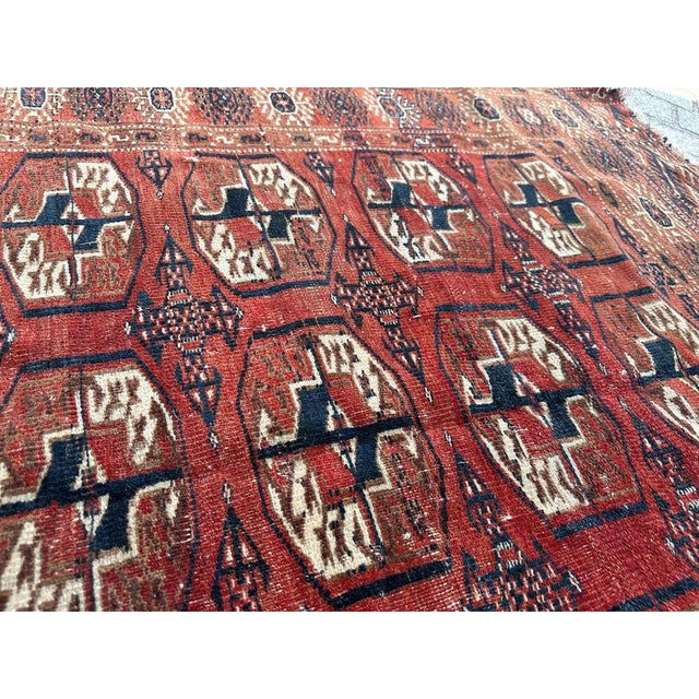 Turkmen Bokhara Rug, 1890s For Sale - Image 12 of 18