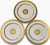 Antique Minton for Tiffany and Co. Gold-Encrusted Dinner Plates - Set of 18 For Sale - Image 13 of 17