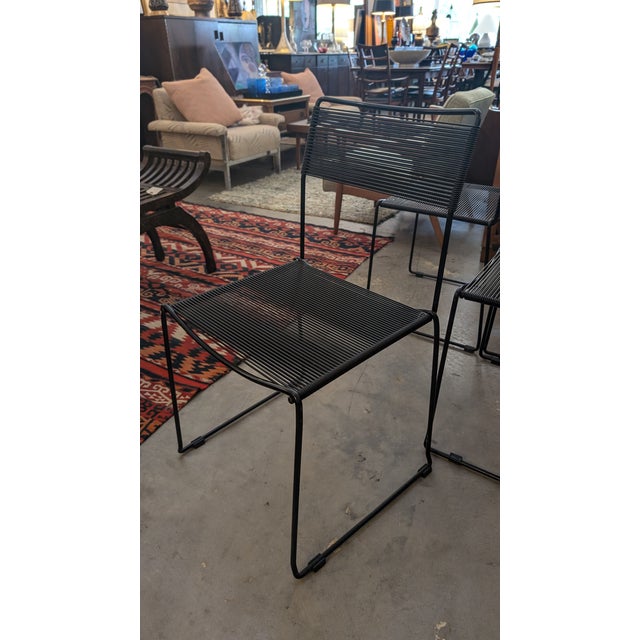 1980s Set of 4 1980s “Spaghetti Chairs” for Alias For Sale - Image 5 of 12