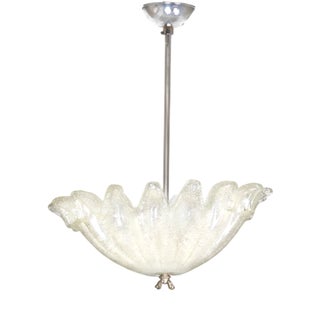 Art Deco Plafond Ceiling Lamp in Murano Style Glass, 1920s For Sale