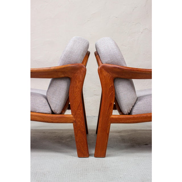 Vintage Danish Teak Easy Chair from Komfort, 1980s For Sale - Image 3 of 18