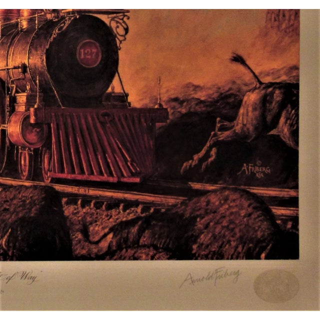 1970s Arnold Friberg, Yelding the Right of Way, Circa 1975 For Sale - Image 5 of 10