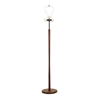 Martz 1960's Vintage Danish Modern Style Teak Floor Lamp (B) For Sale