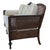 Late 20th Century French Provincial Cane Back Sofa With Striped Upholstery For Sale - Image 12 of 18