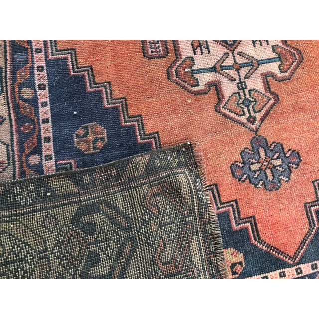 1960s Vintage Turkish Oushak Rug - 4′2″ × 7′6″ For Sale - Image 4 of 11