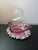 Glass Exquisite Pilgrim Cranberry Glass Swan Bowl For Sale - Image 7 of 8