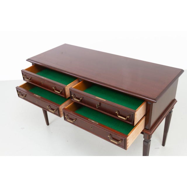 Danish Hepplewhite Mahogany Console Table from Farre Møbelfabrik, 1970s For Sale - Image 13 of 18