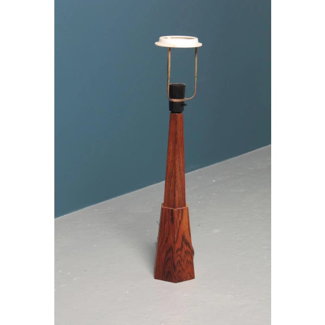 Mid-Century Modern Mid-Century Danish Rosewood Table Lamp, 1950s For Sale - Image 3 of 8