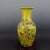 Chinese Ceramic Qing Dynasty Qianlong Marked Yellow Ground Crackle Glaze Porcelain Vase Hand Painted Twelve Chinese Zodiac Signs Pattern For Sale In Seattle - Image 6 of 6