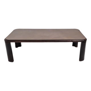 Swiss Coffee Table in Leather from De Sede, 1970s For Sale