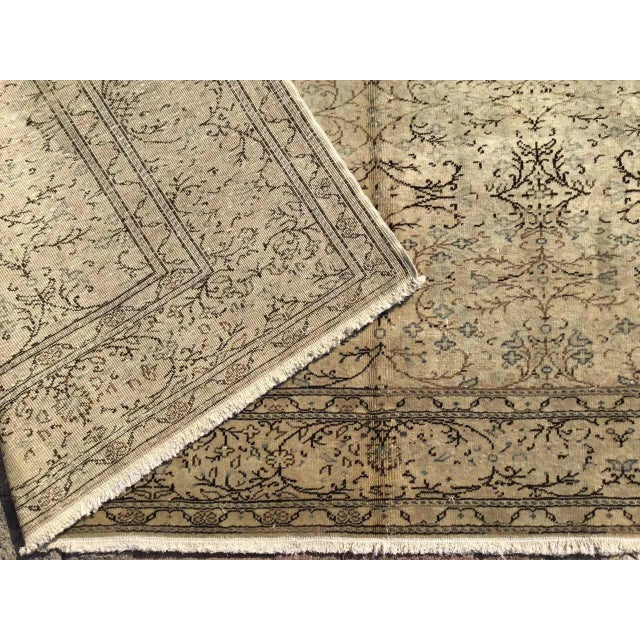 Oversized Oushak Area Rug - 98" X 142" For Sale - Image 11 of 12