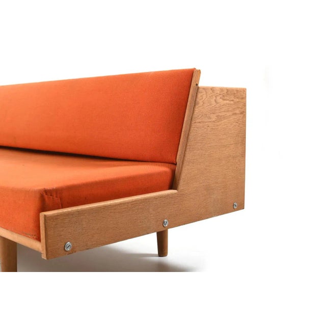 Hans Wegner Early GE-258 Daybed in Oak by Hans J. Wegner for Getama For Sale - Image 4 of 10