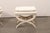 Mid 20th Century French Pair Curule Stools W/ Pillow Top Seat For Sale - Image 4 of 11