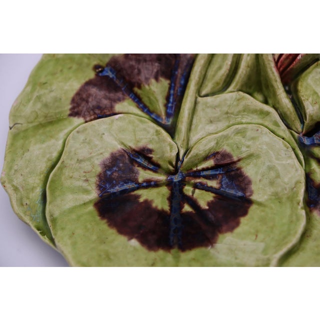 Poppies Trompe l'Oeil Pin Dish Jewelry Dish, Earthenware, Portuguese For Sale - Image 11 of 12