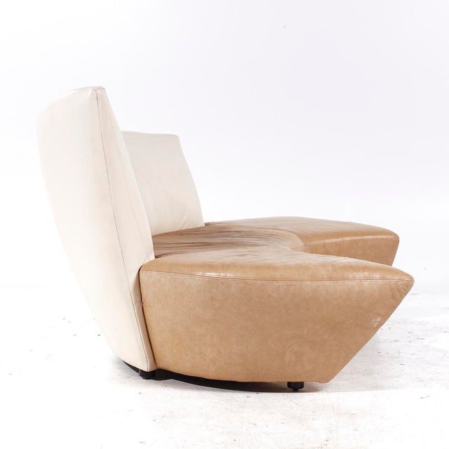 Preview Vladimir Kagan for Preview Mid Century Serpentine Sofa For Sale - Image 4 of 9