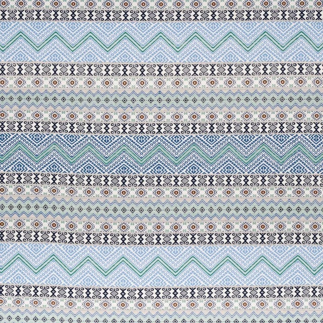 Not Yet Made - Made To Order Sample - Schumacher Holmul Hand Woven Fabric in Blue For Sale - Image 5 of 5