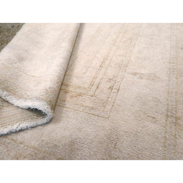 Textile Galerie Shabab Collection Mid-20th Century Turkish Sivas Throw Rug For Sale - Image 7 of 7