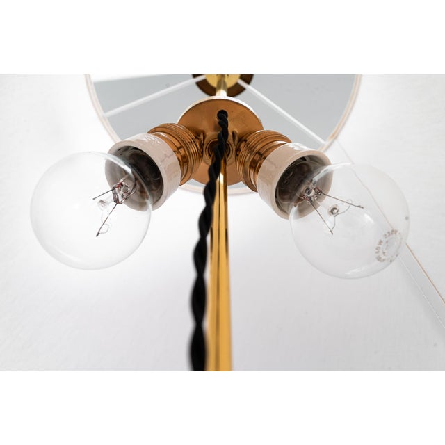 Floor Lamp with Fabric Shade by Rupert Nikoll, Vienna, Austria, 1950s For Sale - Image 14 of 18