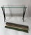 Cesare Lacca Cesare Lacca Italian Console Table in Walnut, Brass, Italy 1950s For Sale - Image 4 of 17