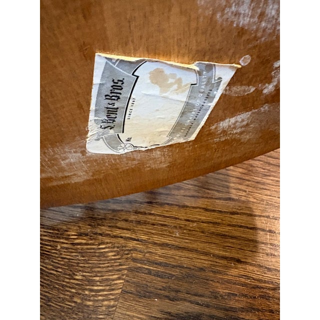 Vintage S. Bent & Bros. Solid Maple Colonial Windsor Side Chair – Gardner, Massachusetts For Sale In Denver - Image 6 of 10