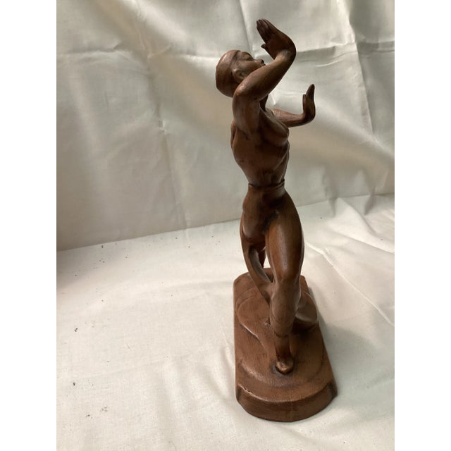 Vintage Art Deco – Style Dancing Sculpture For Sale - Image 4 of 4