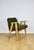 Chierowski 366 armchair from the 1970s, upholstered in olive green vintage boucle fabric with light wood frame. Józef...