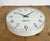 White Vintage Office Wall Clock from Elektročas, 1990s For Sale - Image 8 of 16