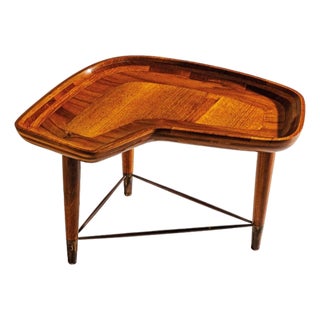 Vintage Coffee Table in Walnut by Giorgio Raponi, 1950s For Sale