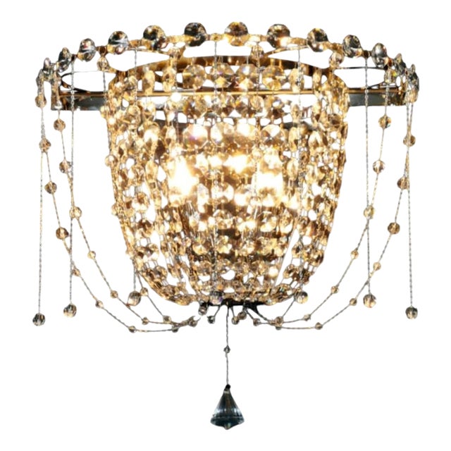 Collection Regina Di Cristallo Wall Lamp by Jago For Sale