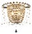 Collection Regina Di Cristallo Wall Lamp by Jago For Sale